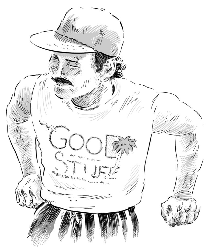 Owner Cris Bennett Drawing