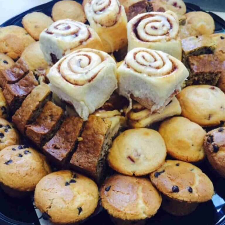 Cinnamon rolls and pastries
