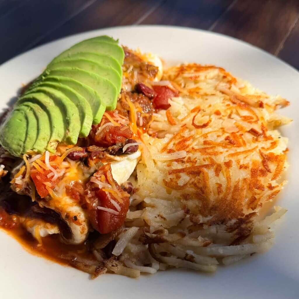 Veggie Chili Omelette